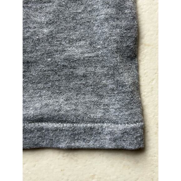 Vintage 80s Palmerton Shirt Size Medium USA Single Stitch Paper Thin Soft Gray - Picture 7 of 16